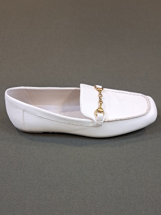 Franco Sarto Shoes - Franco Sarto Zerina Loafer - Color: Cream - Size: Women 10